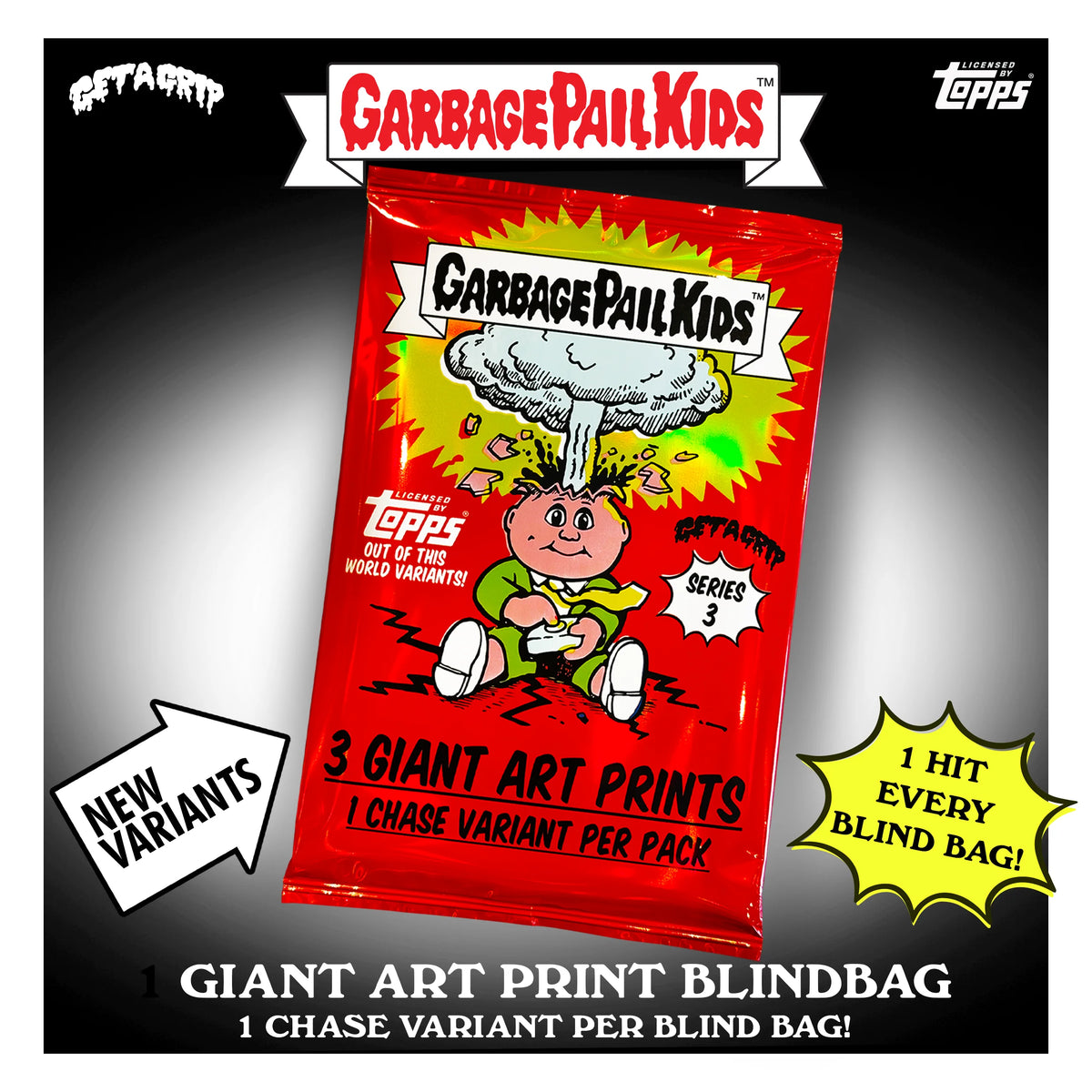2026 Topps Get-A-Grip Garbage Pail Kids Giant Art Prints (GPK) - Series 3