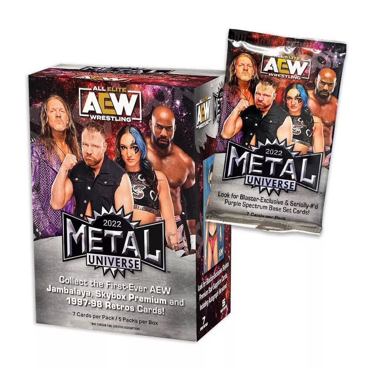 2022 Upper Deck AEW Metal Universe Wrestling Blaster Box