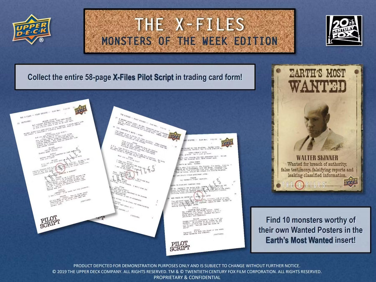 2024 Upper Deck The X-Files: Monsters of the Week - Single Pack