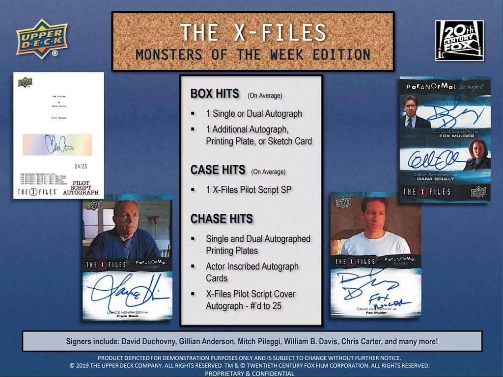 2024 Upper Deck The X-Files: Monsters of the Week - Single Pack