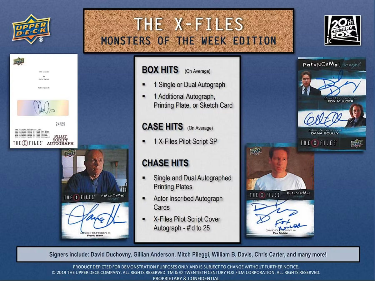 2024 Upper Deck The X-Files: Monsters of the Week - Single Pack