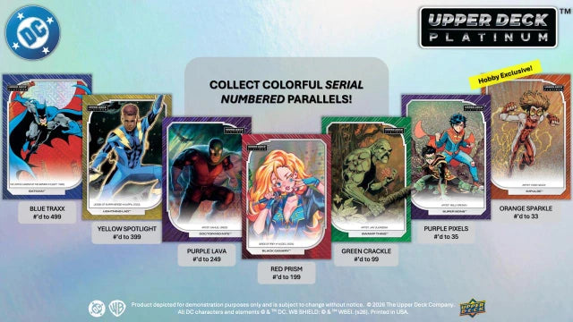 2026 Upper Deck DC Platinum Trading Cards