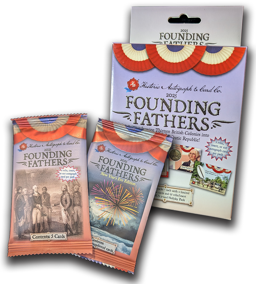 2025 Historic Autographs Founding Fathers 4-pack, 4-Hit Box