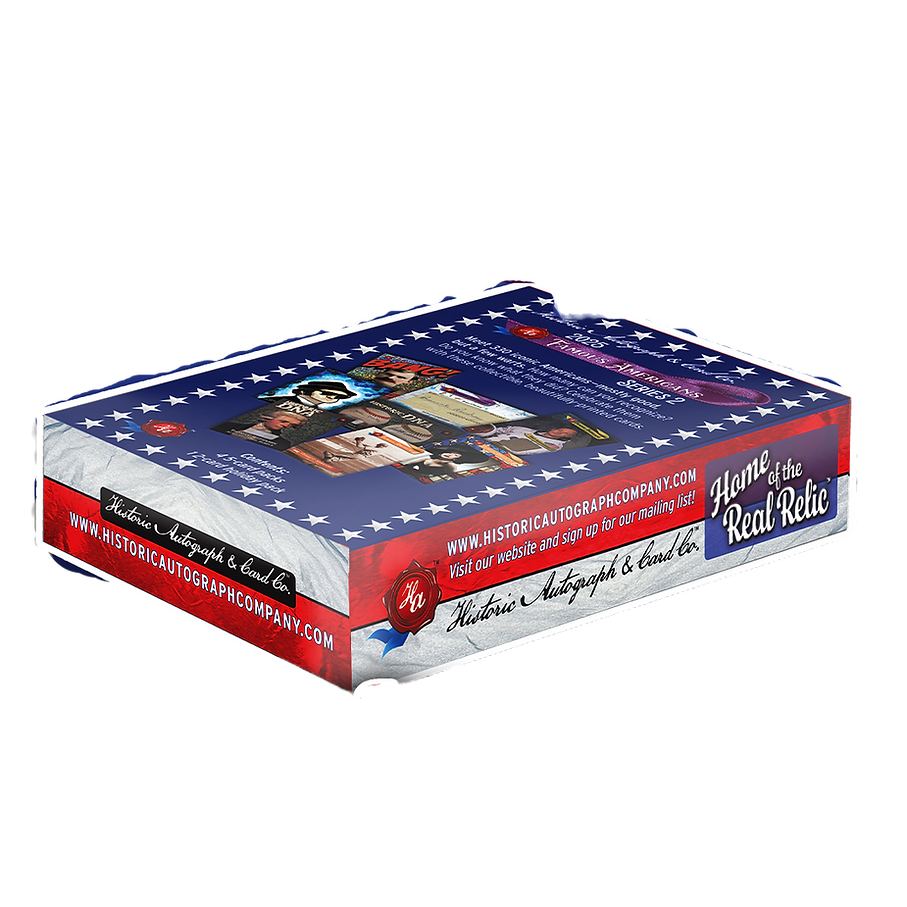 2025 Historic Autographs Famous Americans 2 Hobby Box