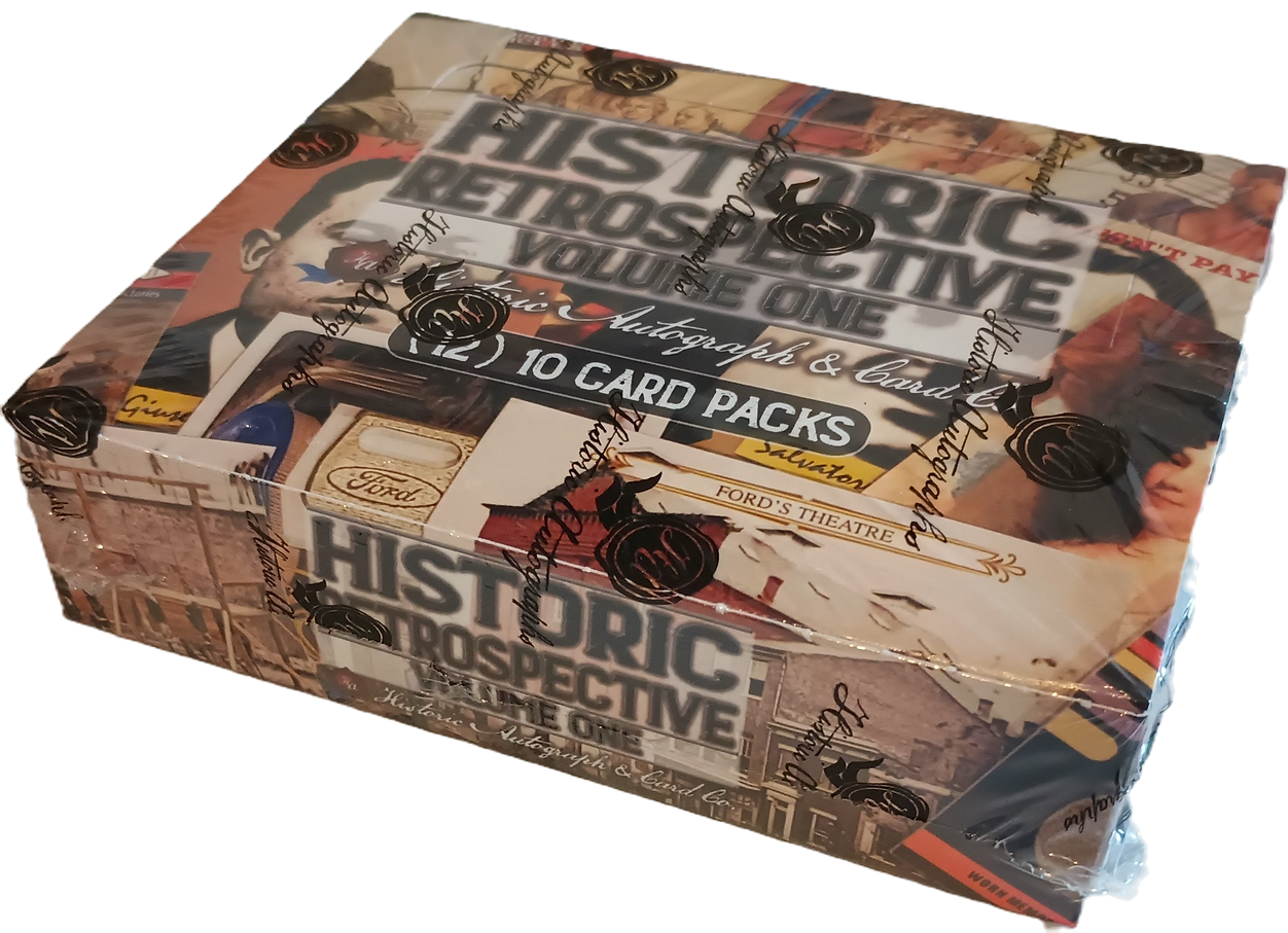 2023 Historic Autographs Retrospective Volume 1 (12-pack) box