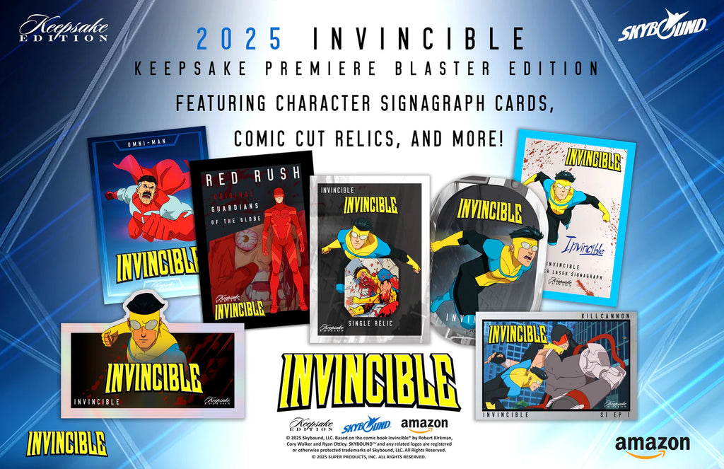 2025 Invincible Season 1 Keepsake Premiere Blaster Edition - Case Fresh