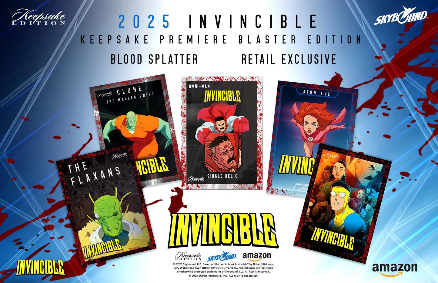 2025 Invincible Season 1 Keepsake Premiere Blaster Edition - Case Fresh