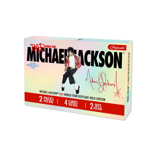 2026 Keepsake Michael Jackson Bad World Tour Keepsake Holo Breaker Box