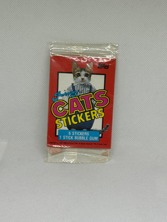 1983 Topps Perlorian Cats Stickers - Single Pack