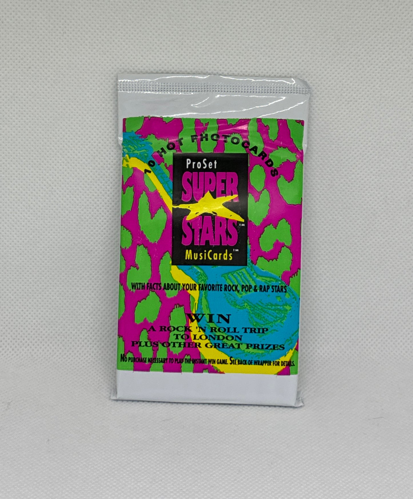 1991 Pro Set Super Stars MusiCards Trading Cards - Single Pack