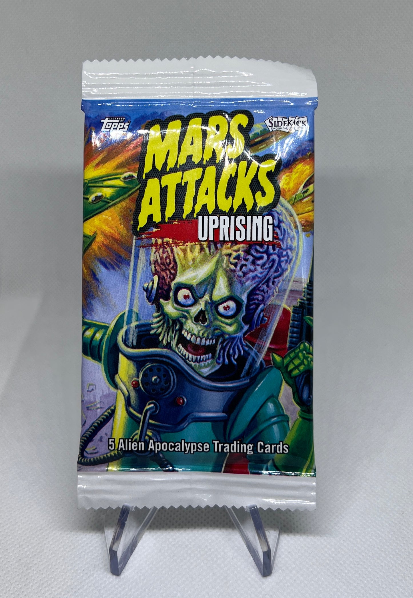 2021 Topps Mars Attacks Uprising Hobby Box (Blue Logo) Single Packs