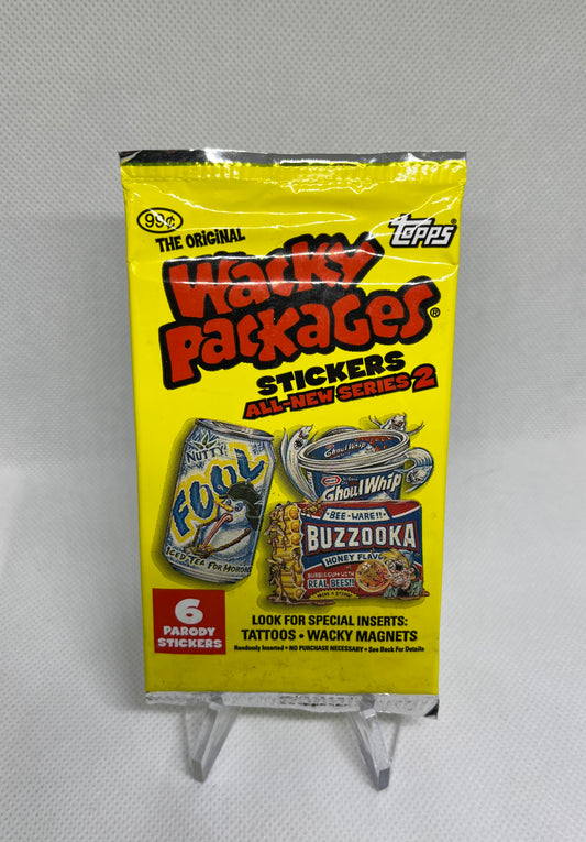 2005 Topps Wacky Packages Stickers, All New Series 2 - Single Pack