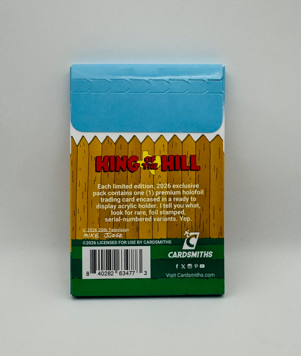 2026 Cardsmiths King of the Hill - D23 Exclusive - Single Encased Card