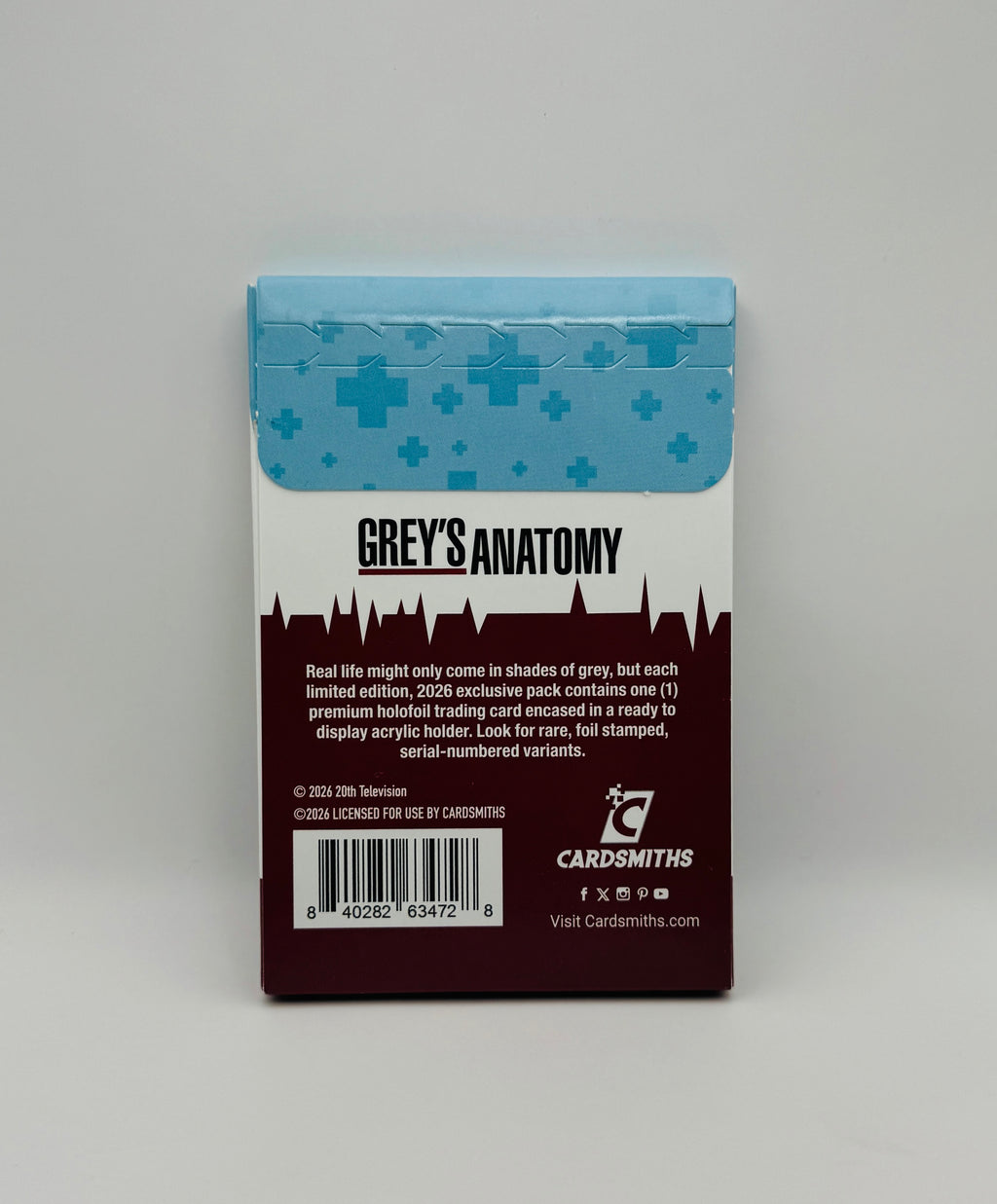 2026 Cardsmiths Grey's Anatomy - D23 Exclusive - Single Encased Card