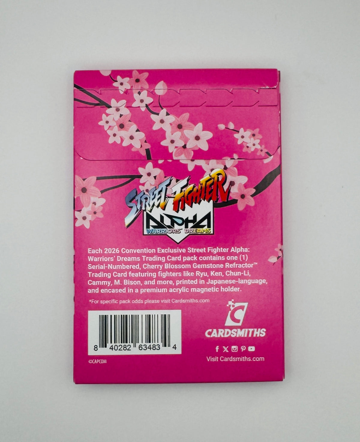 2026 Cardsmiths Street Fighter Alpha Convention Exclusive - Single Slabbed Card