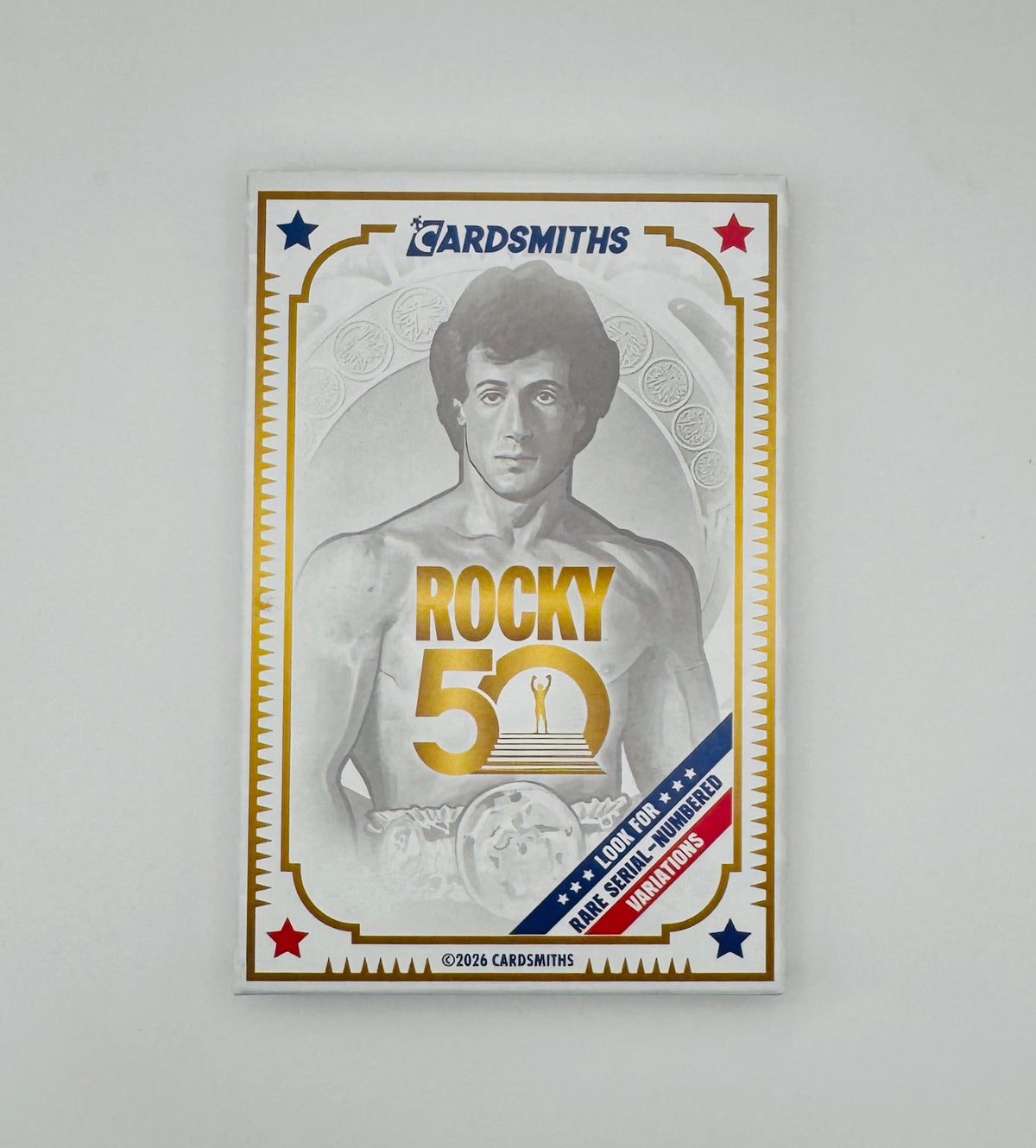2026 Cardsmiths Rocky 50th Anniversay Slabbed Card