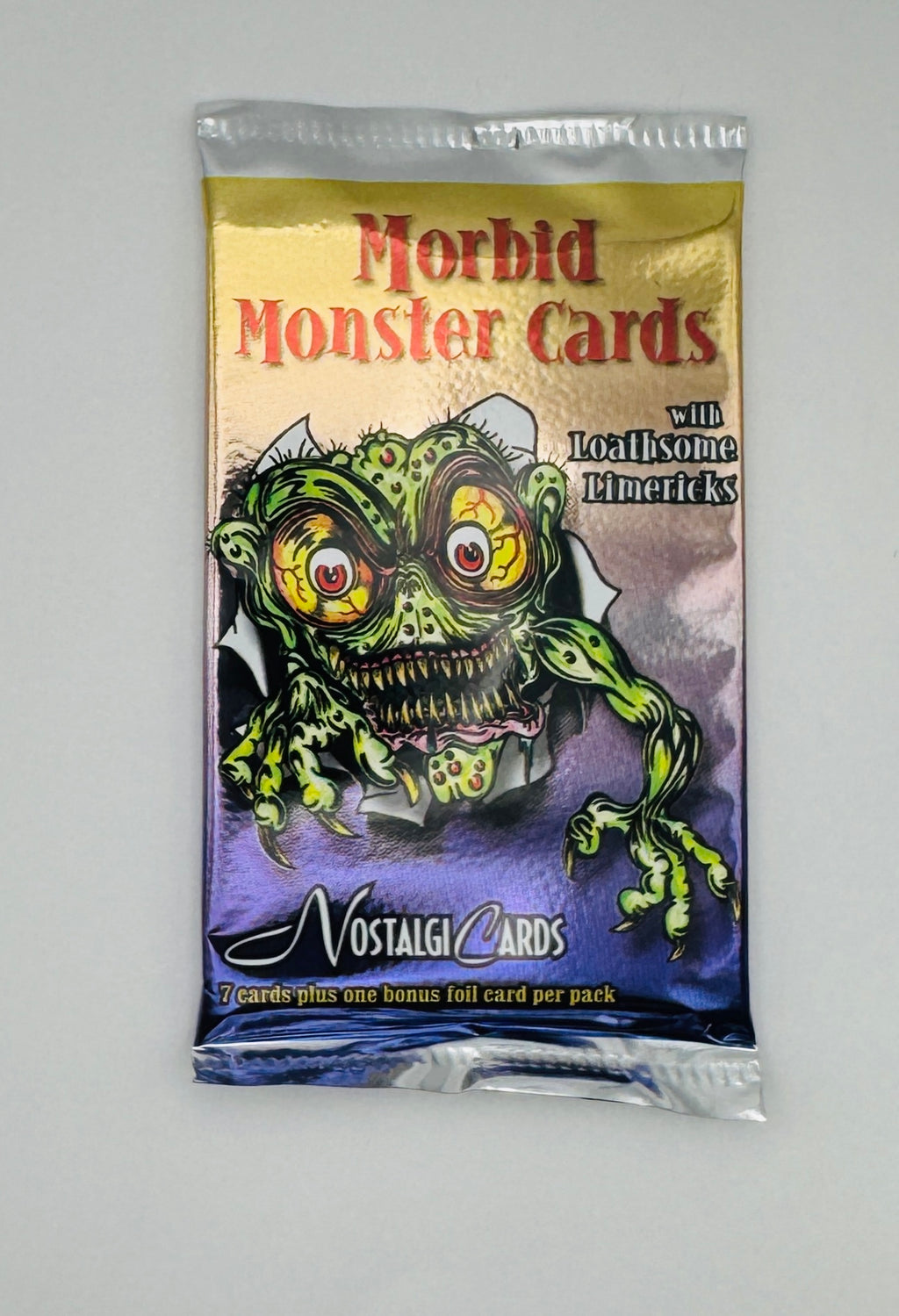 1999 NostalgiCards Morbid Monsters Trading Cards - Single Hobby Pack