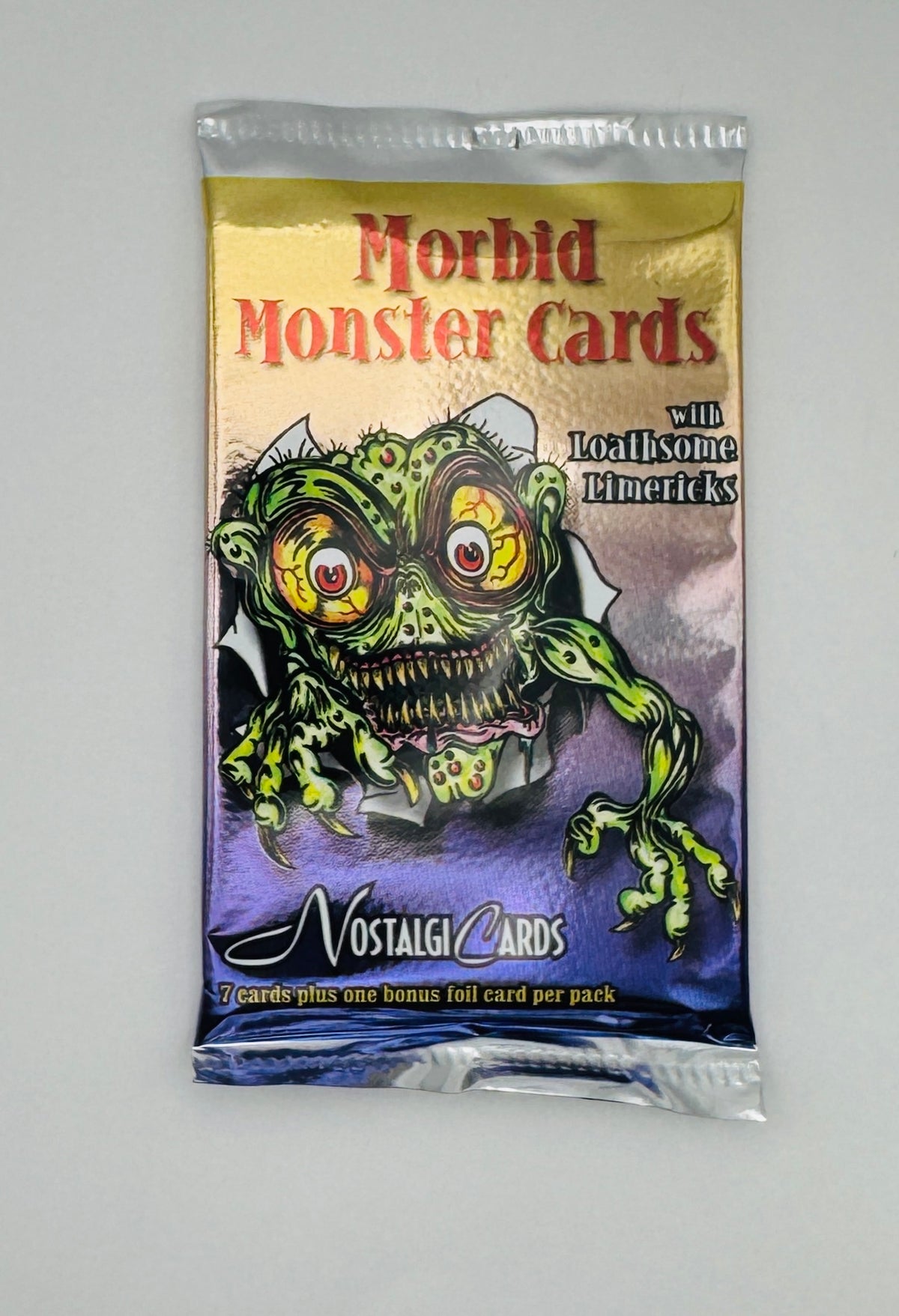 1999 NostalgiCards Morbid Monsters Trading Cards - Single Hobby Pack