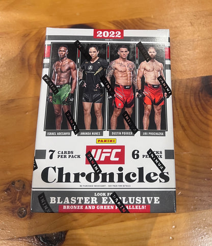 2022 Panini Chronicles UFC 6-Pack Blaster Box