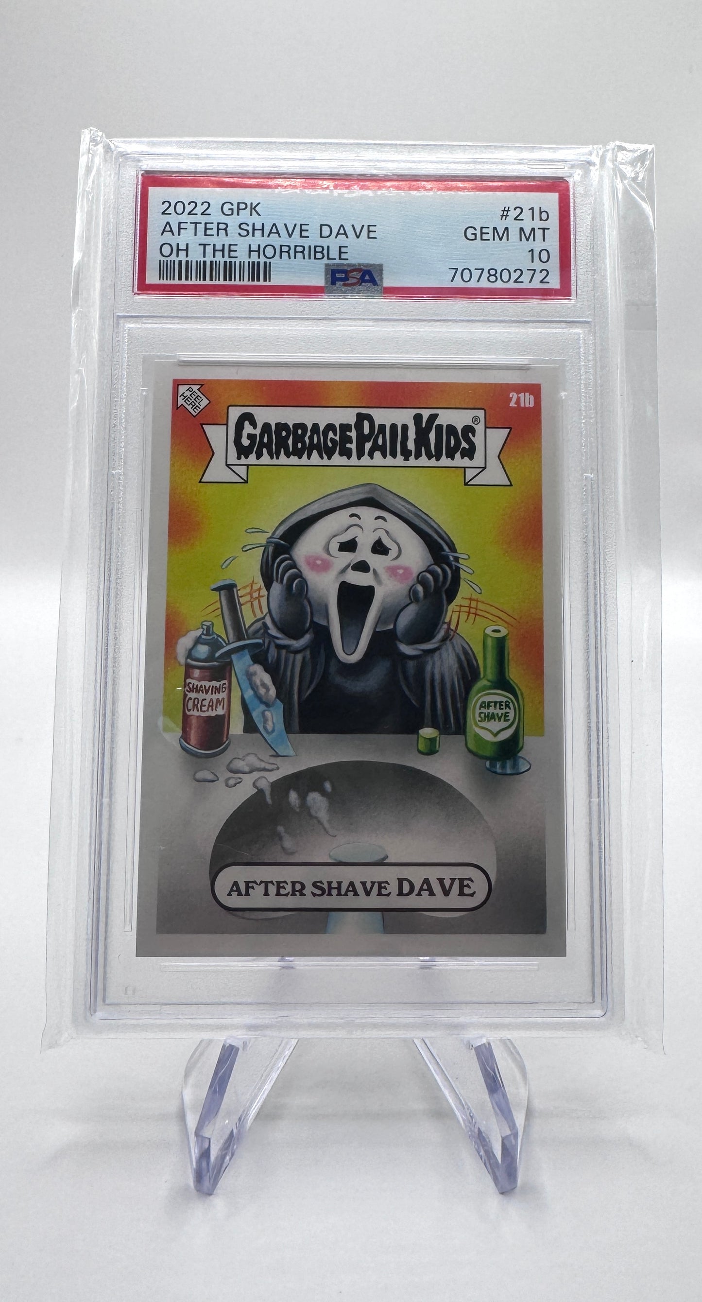 2022 Topps Garbage Pail Kids After Shave Dave Revenge of Oh the Horror-ible - PSA 10