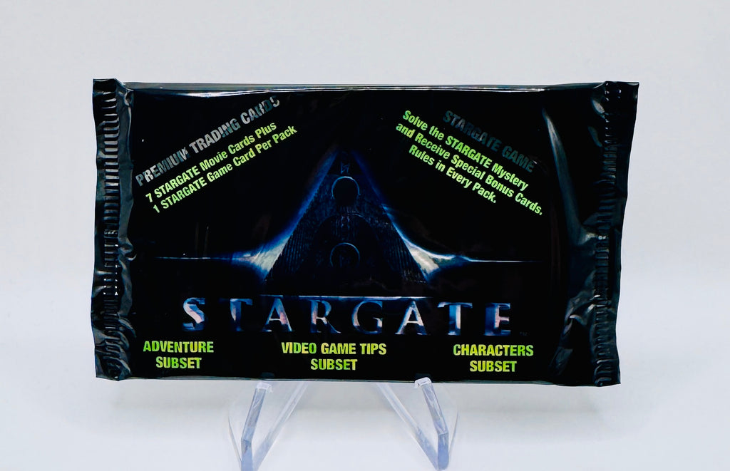 1994 Collect-A-Card Stargate Trading Cards - Four Pack Bundle