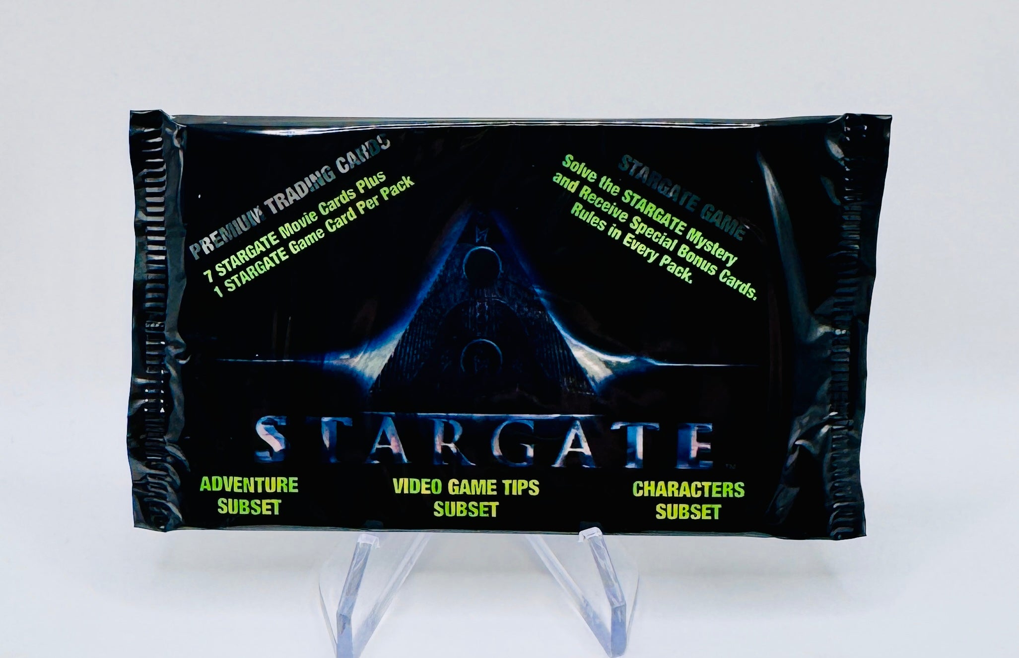 1994 Collect-A-Card Stargate Trading Cards - Four Pack Bundle