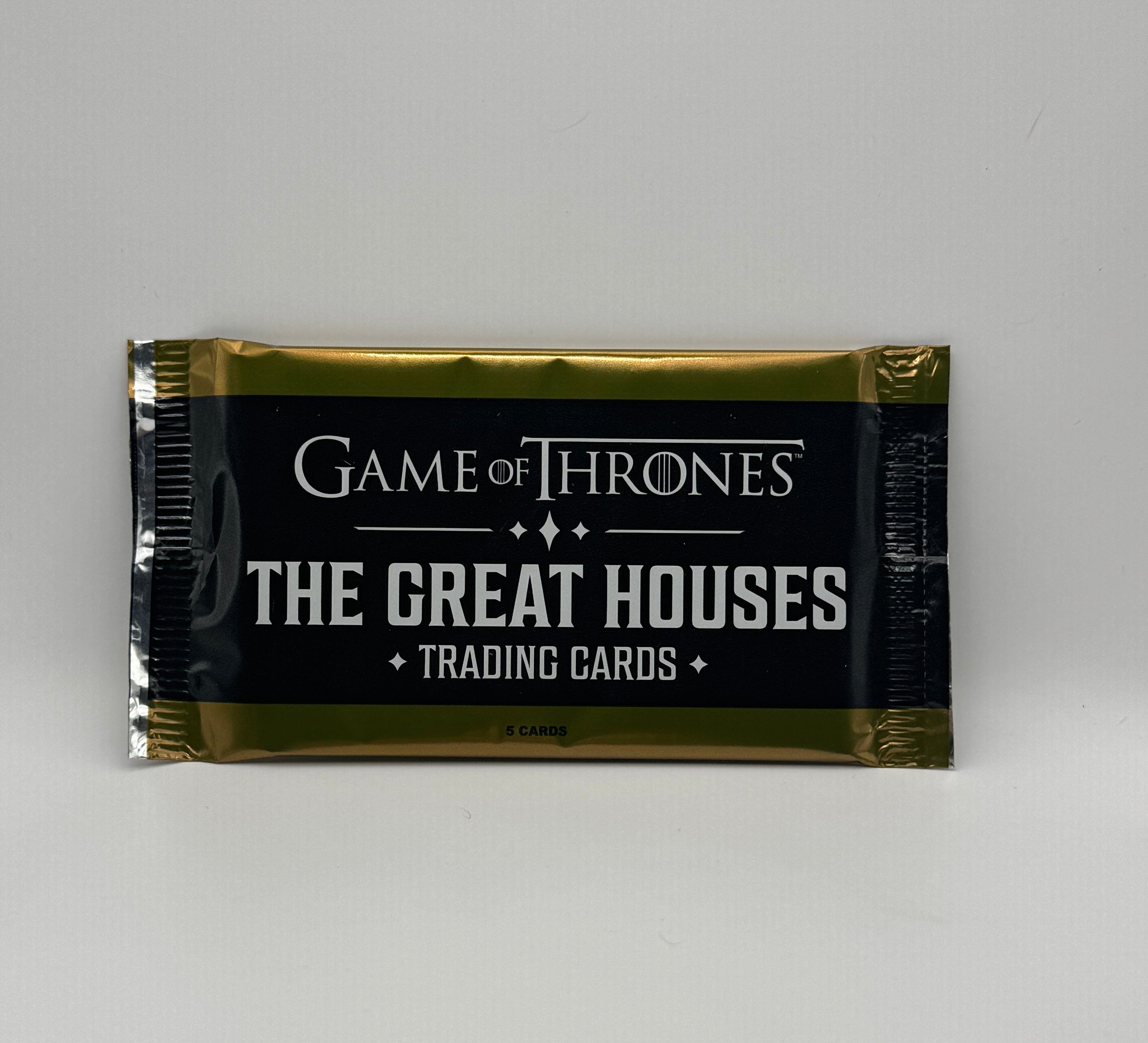 Rittenhouse 2025 Game Of Thrones GoT) The Great Houses - Single Hobby Pack