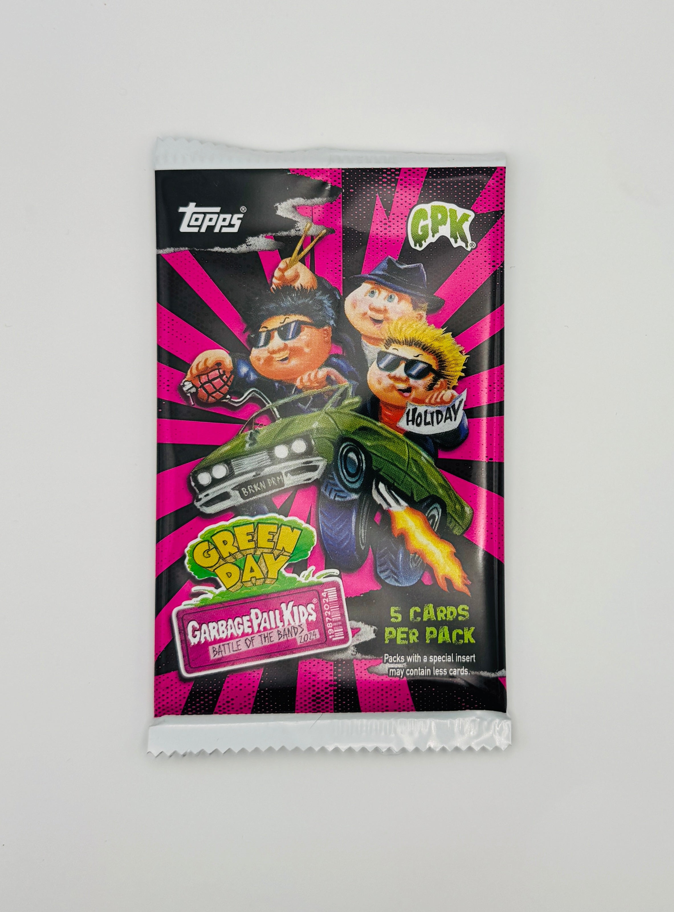 2024 Topps Garbage Pail Kids Battle of the Bands - Green Day (GPK)