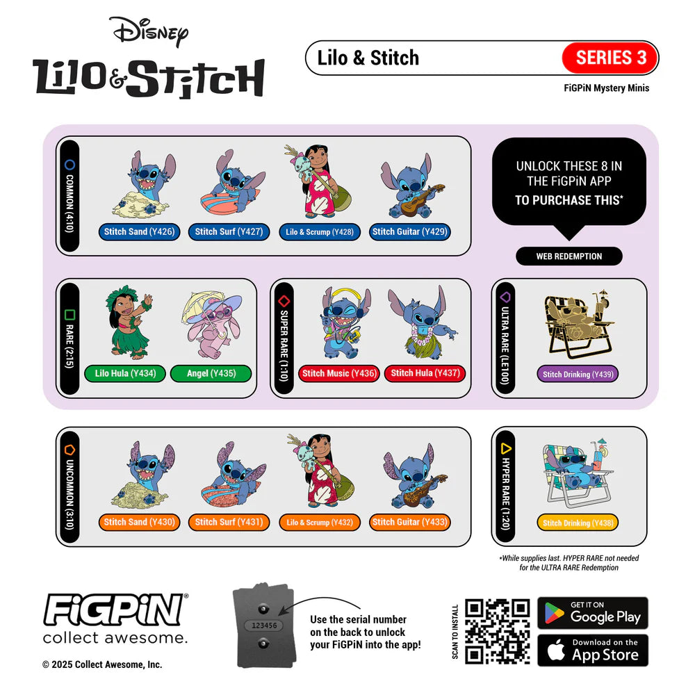 FiGPiN - Lilo & Stitch Series 3
