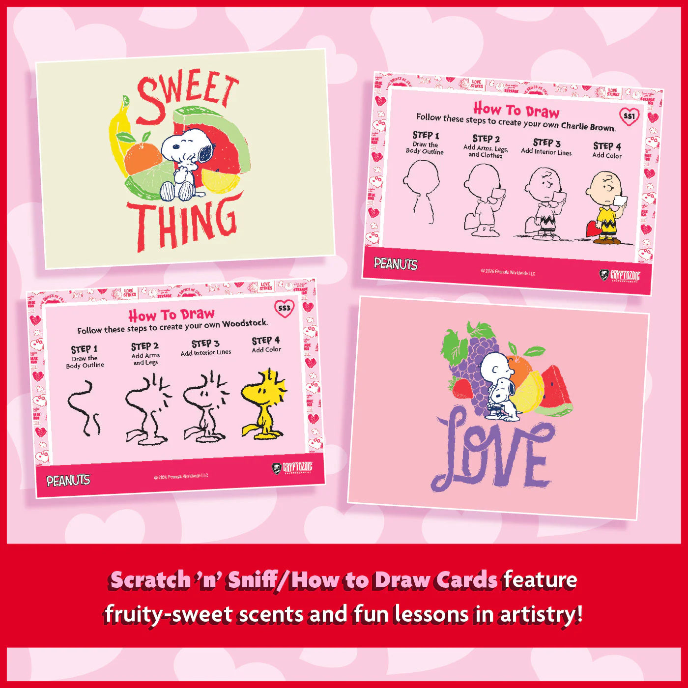 2026 Cryptozoic Peanuts Playpaks: Love Me, Love Me Not - Single Pack