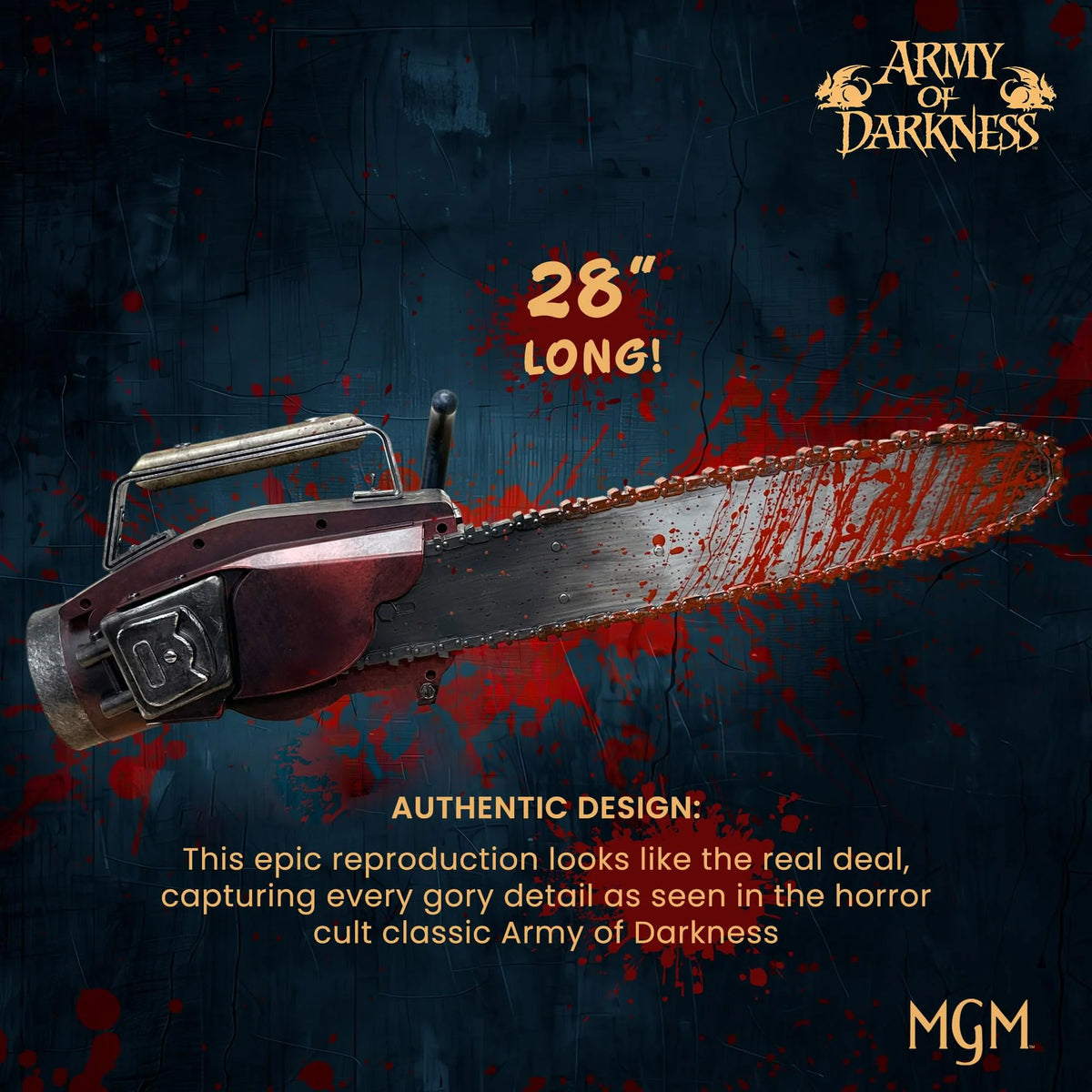 Army of Darkness Ash's Chainsaw 1:1 Scale Electronic Prop Replica