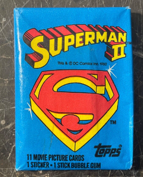 1980 Topps Superman II Single Packs