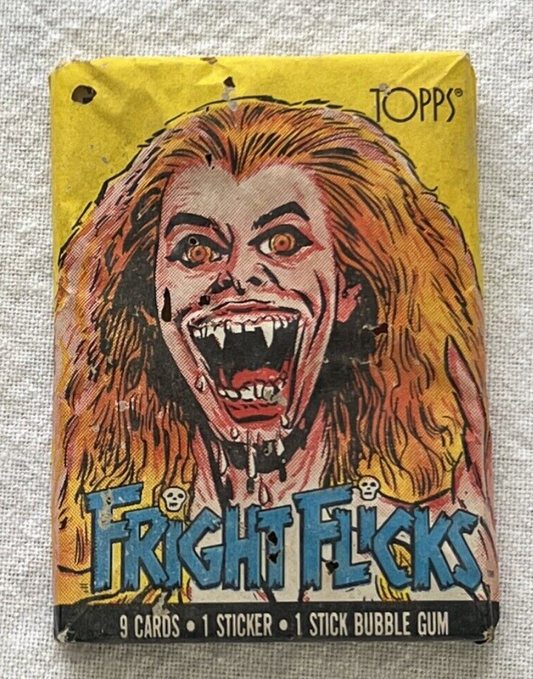 1988 Topps Fright Flicks Horror Trading Cards - Single Packs