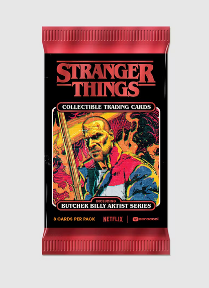 2022 zerocool x Stranger Things: Butcher Billy Artist Series Blaster Box