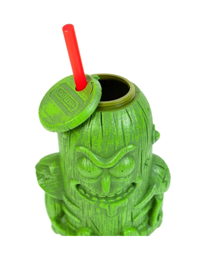 Rick and Morty Pickle Rick 22oz Geeki Tiki Plastic Tumbler