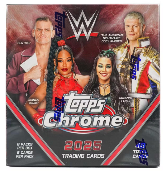 2025 Topps Chrome WWE Wrestling Mega Box