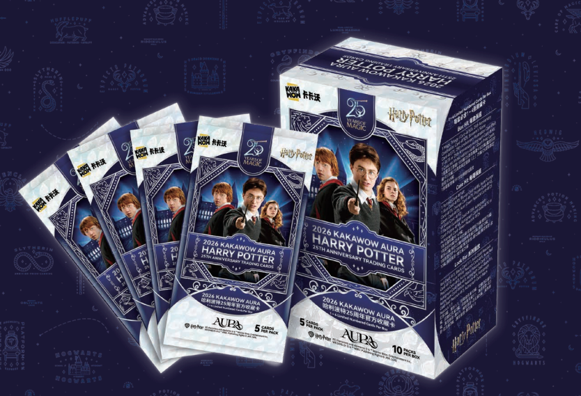 2026 Kakawow Aura Harry Potter 25th Anniversary Trading Cards Hobby Box