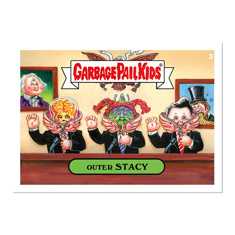 2023 Topps Garbage Pail Kids GPK: 2023 Was the Worst - Card #3 Outer Stacy