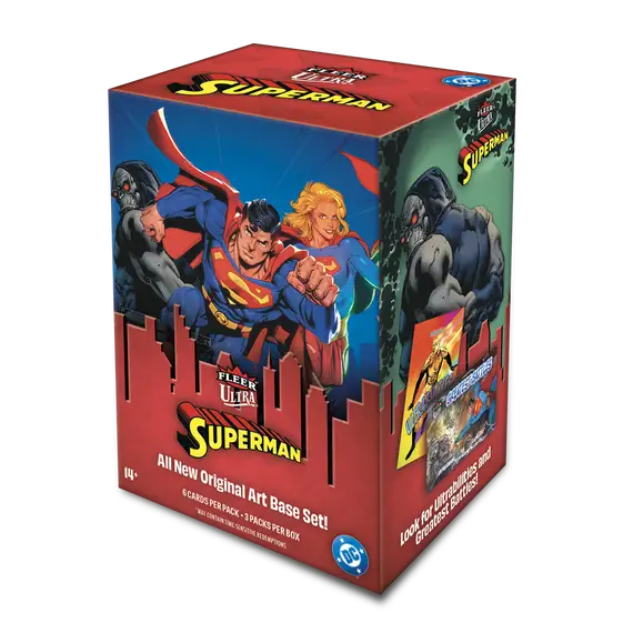 2025 Upper Deck Fleer Ultra Superman Trading Cards - Blaster Box