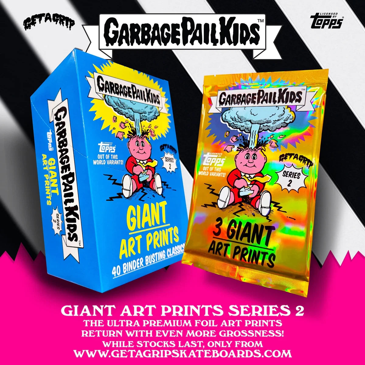 2026 Topps Get-A-Grip Garbage Pail Kids Giant Art Prints (GPK) - Series 2