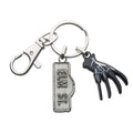 A Nightmare On Elm Street Sign and Freddy Glove Heavy Duty Metal Car Keychain